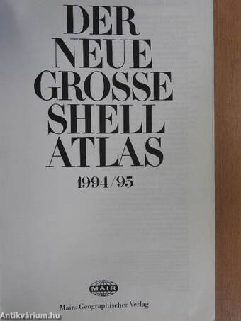 Der Neue Grosse Shell Atlas 1994/95