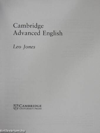 Cambridge Advanced English - Student's Book