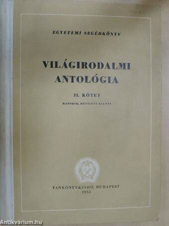 Világirodalmi antológia II.