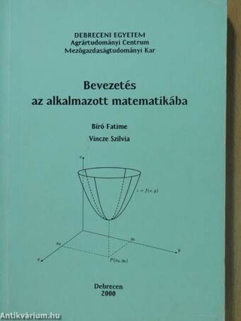 Bevezetés az alkalmazott matematikába