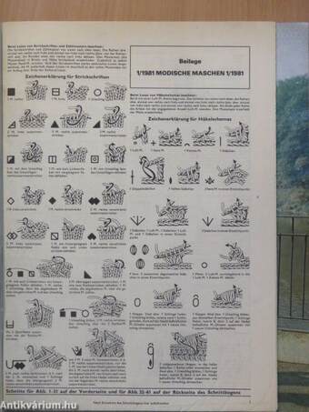 Modische maschen Sommer 1981