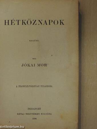 Hétköznapok