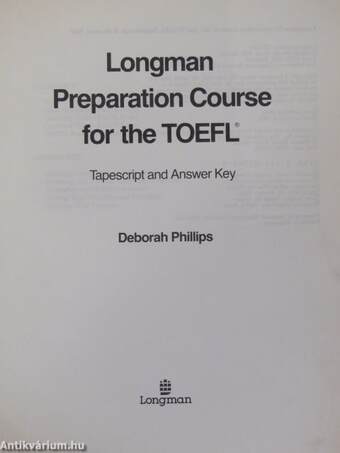 Longman Preparation Course for the TOEFL - Tapescript and Answer Key