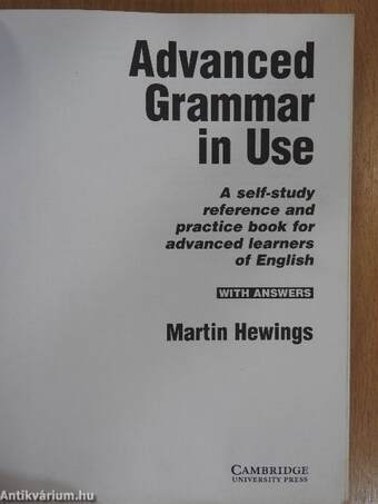 Advanced Grammar in Use