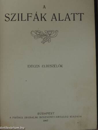 A szilfák alatt