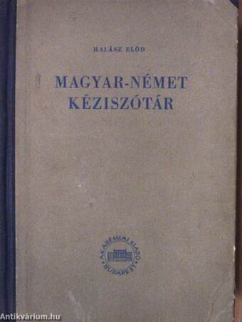 Magyar-német kéziszótár