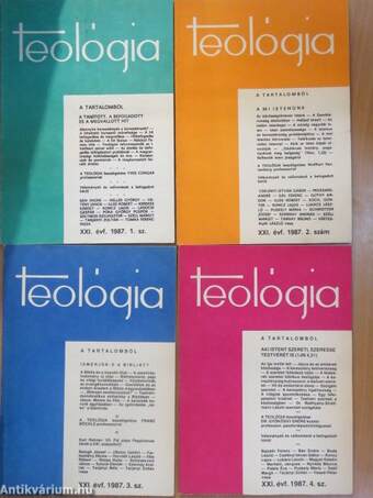 Teológia 1987/1-4.