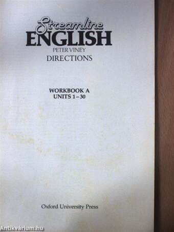 Streamline English Directions - Workbook A