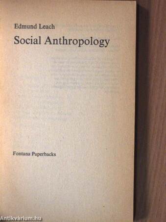 Social Anthropology