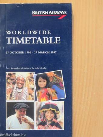 Worldwide Timetable 27 October 1996-29 March 1997