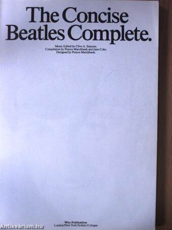 The Concise Beatles Complete