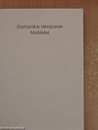 Statisztikai táblázatok