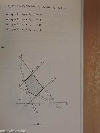 Feladatgyűjtemény a lineáris programozáshoz