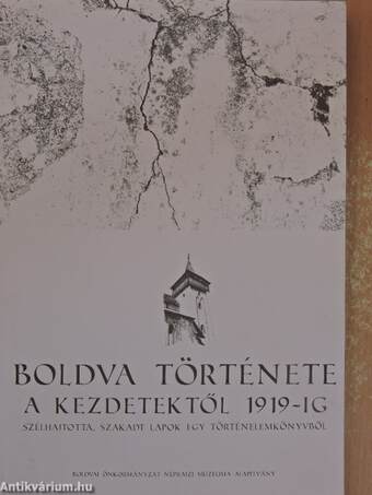 Boldva története a kezdetektől 1919-ig