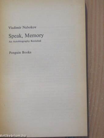 Speak, Memory