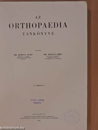 Az orthopaedia tankönyve