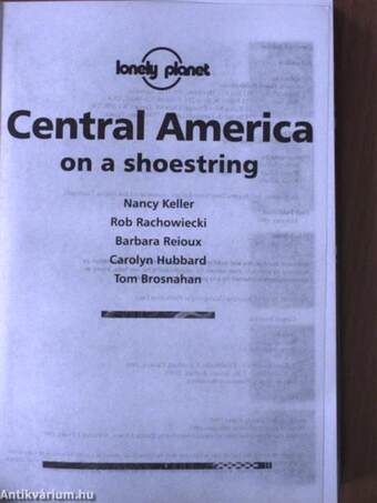 Central America on a shoestring