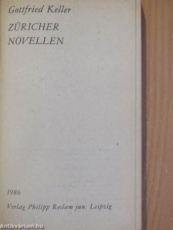 Züricher Novellen