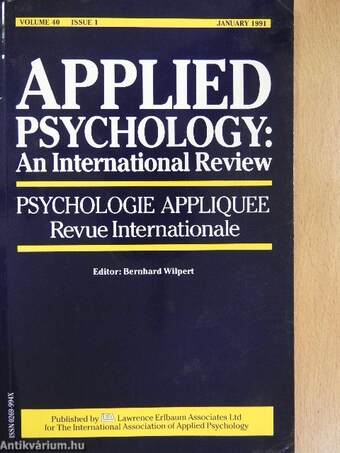 Applied Psychology January 1991