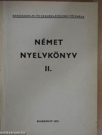 Német nyelvkönyv II.