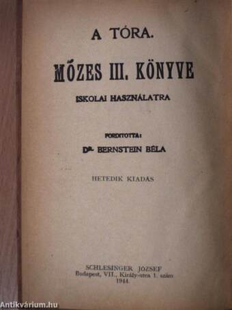 Mózes III. könyve