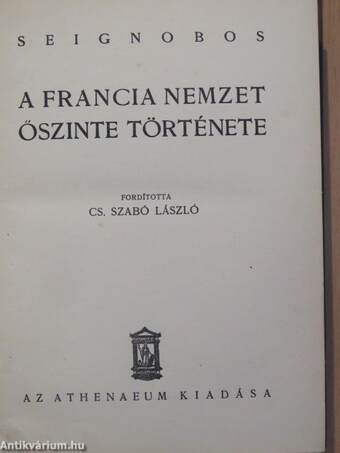 A francia nemzet őszinte története