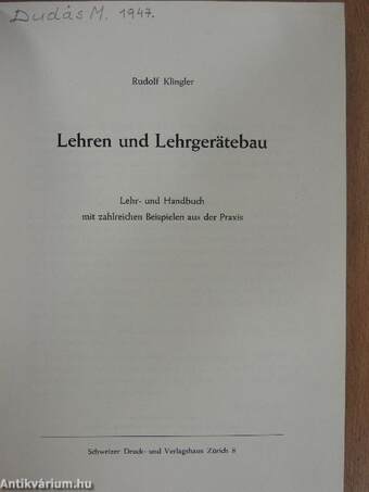 Lehren und Lehrgerätebau