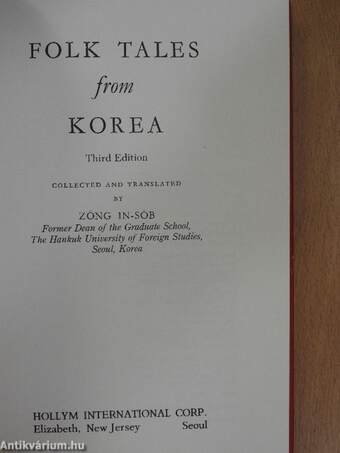 Folk Tales from Korea