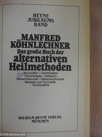 Das große Buch der alternativen Heilmethoden