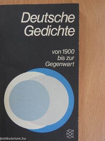 Deutsche Gedichte von 1900 bis zur Gegenwart