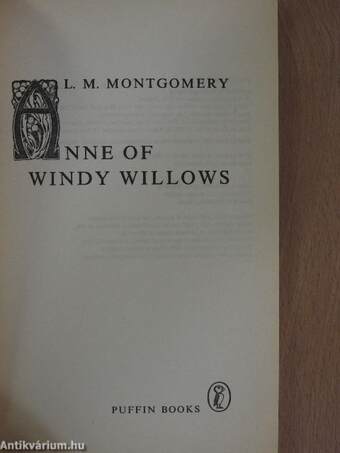 Anne of Windy Willows