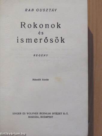 Rokonok és ismerősök