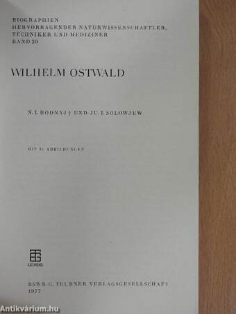 Wilhelm Ostwald