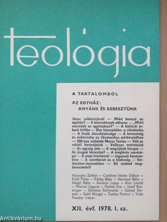 Teológia 1978/1.