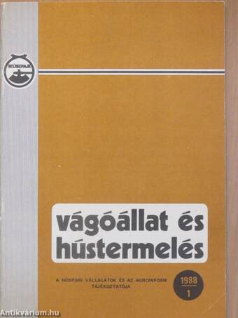 Vágóállat és hústermelés 1988/1.