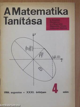 A Matematika Tanítása 1984. augusztus