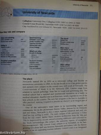 Good Universities Guide to Australian universities 1996