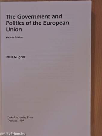 The Government and Politics of the European Union