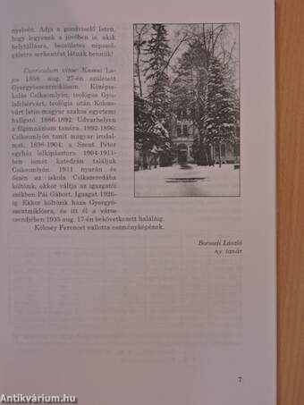 A csíkszeredai Márton Áron Gimnázium Évkönyve a 2002-2003. tanévről