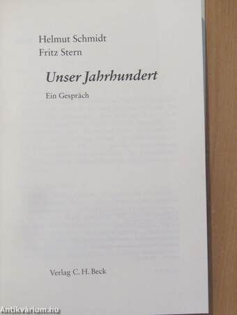 Unser Jahrhundert