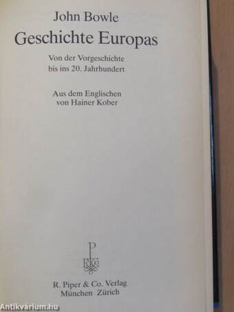 Geschichte Europas