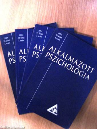 Alkalmazott Pszichológia 2004/1-4.