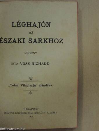 Léghajón az Északi Sarkhoz