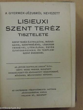 A gyermek-Jézusról nevezett Lisieuxi Szent Teréz tisztelete