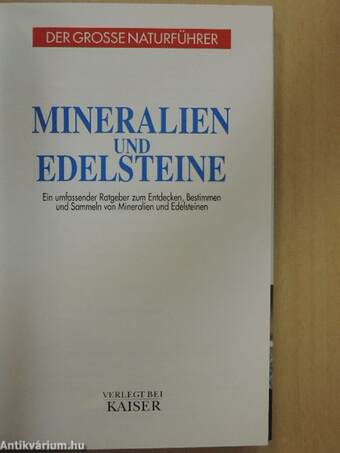 Mineralien und Edelsteine