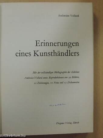 Erinnerungen eines Kunsthändlers