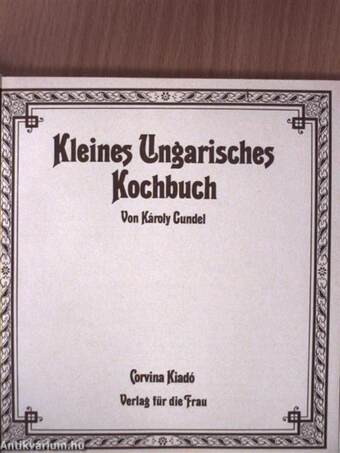 Kleines ungarisches Kochbuch