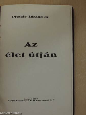 Az élet útján