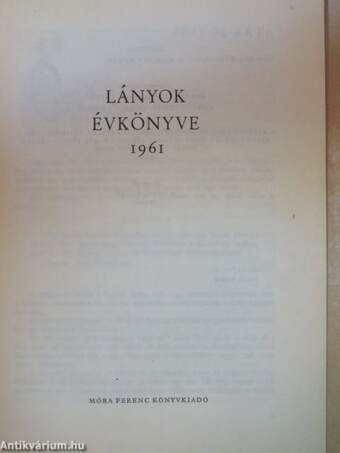 Lányok Évkönyve 1961