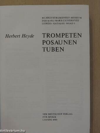 Trompeten, Posaunen, Tuben